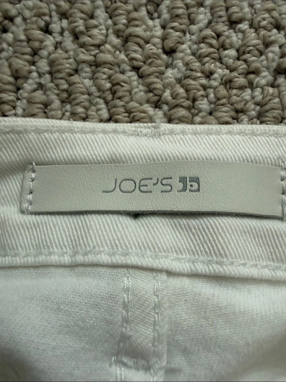 Joe's Jeans High-Rise White Tie-Waist Shorts